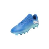 Puma Future 7 Play Fg/Ag Jr Hyperlink Blue Mint White Unisex Futbol Ayakkabısı