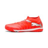 PUMA Future 9 Match Tt Erkek Turuncu Halı Saha Kramponu,Glowing Red-Puma White-Puma Bl 43