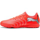 Puma Future 9 Play Tt Halı Saha Krampon Bağcıklı 37,5 Numaralı Konforlu Ayakkabı - Kırmızı - Siyah - Beyaz