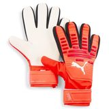 PUMA FUTURE Play JR NC Unisex Yetişkin Eldiven, Glowing Red-PUMA Red-Black, 5
