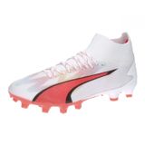 Puma Future Pro Fg/Ag White Black Fire Orchid Erkek Futbol Ayakkabısı