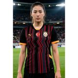 Puma Galatasaray 24/25 Kadın Üçüncü Forma 77965803 Siyah (Gönderilecek) - Siyah - Kırmızı