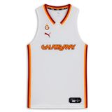 Puma Galatasaray 25/26 Deplasman Basketbol Forması, Erkek, Beyaz-Kırmızı, L Beden