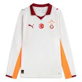 PUMA GALATASARAY 25/26 Erkek Uzun Kollu Deplasman Forması, PUMA White-Intense Orange, XS