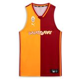 Puma Galatasaray 25/26 İç Saha Basketbol Forması, Erkek, Kırmızı-Turuncu, S Beden
