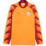 Puma Galatasaray Erkek Fermuarlı Dar Kesim Üst - XS - Summer Sunset - Dark Cherry
