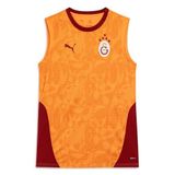 PUMA GALATASARAY Erkek Sıfır Kollu Antrenman Forması, Intense Orange, M