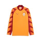 Puma GALATASARAY Fermuarlı Dar Kesim Antrenman Üstü, XL, 786819, Summer Sunset-Dark Cherry, Erkek