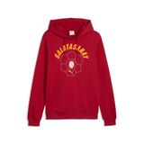 Puma GALATASARAY FtblCulture Kapüşonlu SWEATSHIRT, L, 786842, Dark Cherry-Summer Sunset, erkek