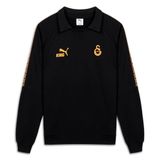 PUMA GALATASARAY KING Erkek Polo Yaka SWEATSHIRT, PUMA Black, L