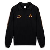 PUMA GALATASARAY KING Erkek Polo Yaka SWEATSHIRT, PUMA Black, M