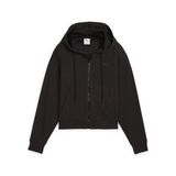 PUMA Girl's Her Comfort Crop Tam fermuarlı Kapüşonlu Kapüşonlu Sweatshirt