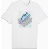 Puma Graphic Erkek Beyaz Tişört (691777-02) - S