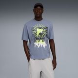 Puma Graphic Erkek Gri T-Shirt.65 - L