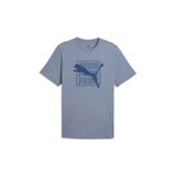 Puma Graphic Erkek Gri Tişört