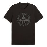 Puma Graphic Erkek Siyah Antrenman T-Shirt 52853101