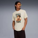 Puma Graphic Erkek Tişört - XL - Bej