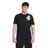 PUMA GRAPHICS Icon Tee Erkek/Unisex Tişört, PUMA Black, XS
