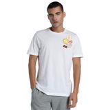 PUMA GRAPHICS Icon Tee Erkek/Unisex Tişört, PUMA White, XS