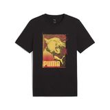 PUMA GRAPHICS Photoprint Tee Erkek/Unisex Tişört, PUMA Black, XS