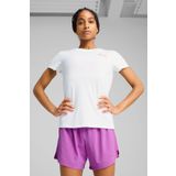 Puma Graphics Running Illustra Kısa Kollu Beyaz Kadın T-shirt