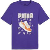 Puma Graphics Sneaker Tee Erkek T-Shirt - Mavi - L
