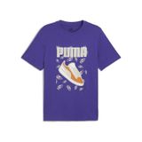 Puma Graphics Sneaker Tee Erkek T-shirt-mavi