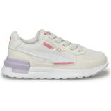 Puma Graviton AC PS Krem Bej Beyaz Kız Çocuk Spor Ayakkabı