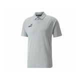 Puma Gri Teamfinal Casuals Polo Erkek Futbol Polo Tişörtü