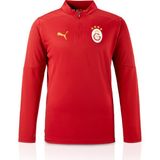 Puma Gs Store Galatasaray Puma A Takım 1/4 Fermuarlı Uzun Kollu Antrenman Üst 77967601 - Sarı - Kırmızı - XS