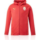Puma Gs Store Galatasaray Puma A Takım Fermuarlı Kapüşonlu Sweatshirt 78121501 - Sarı - Kırmızı - XL