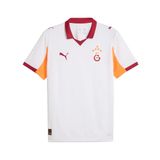 PUMA GSK Away Jersey R. Jr w/o S. Unisex Çocuk Forma, PUMA White-Intense Orange, 15-16 Yaş
