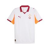 PUMA GSK Away Jersey Replica w/oS Unisex Yetişkin Forma, PUMA White-Intense Orange, XL