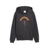 PUMA GSK FtblCulture Hoodie Jr Üniseks Çocuk Sweatshirt Flat Dark Gray-Summer Sunset 13-14 YAŞ