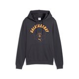 PUMA GSK FtblCulture Hoodie Üniseks Yetişkin Sweatshirt Flat Dark Gray-Summer Sunset M