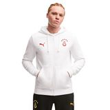 Puma GSK FtblESS FZ HoodJacket FL Beyaz Erkek Sweatshirt