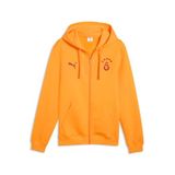 Puma GSK FtblESS FZ HoodJacket FL GALATASARAY FtblESSENTIALS Kapüşonlu Ceket, M, 78291025, Sarı, erkek