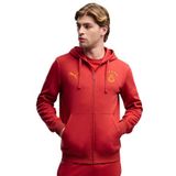 Puma GSK FtblESS FZ HoodJacket FL Sarı-Kırmızı Erkek Sweatshirt
