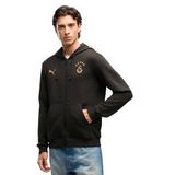 Puma GSK FtblESS FZ HoodJacket FL Siyah Erkek Sweatshirt