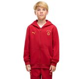 Puma GSK FtblESS FZ HoodJkt Jr FL Sarı-Kırmızı Çocuk Sweatshirt