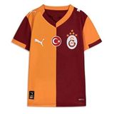 PUMA GSK Home Jersey R. Jr w/o S. Unisex Çocuk Forma, Red Rhythm-Intense Orange, 13-14 Yaş
