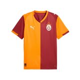 PUMA GSK Home Jersey R. Jr w/o S. Unisex Çocuk Forma, Red Rhythm-Intense Orange, 7-8 Yaş