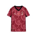 PUMA GSK Third Jersey R. Jr w/o S Unisex Çocuk Forma, Team Regal Red PumaTeam Gold, 7-8 Yaş