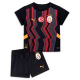 Puma GSK Third Minikit wo S wo S Unisex Bebek Eşofman Takımı PUMA Black-Intense Orange 2-3 Yaş