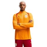 Puma GSK Training 1/4 Zip Top Sarı-Kırmızı Erkek Eşofman Üstü