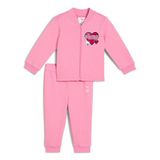 Puma Hello Kitty&Friends Minicats Bebek Pembe Klasik Yaka Eşofman Takımı