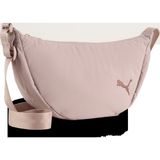 Puma Her Half Moon 3l Kadın Omuz Çantası Düz Desenli Geri Dönüştürülmüş Materyal ile Basic Koleksiyon - Pembe