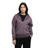 PUMA HER Kadın Geniş Kesim Kapüşonlu Ceket, Raisin, L_L_FR