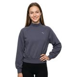 Puma Her Mock Dik Yaka Sweatshirt, L, 57-694029-1, Çok Renkli, kadın