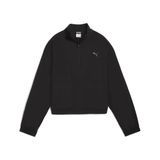 PUMA Her Relaxed Fit Yarım Fermuarlı Sweatshirt XS Bej